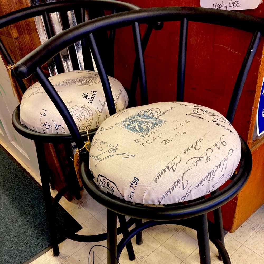 2 Kitchen Barstools. New